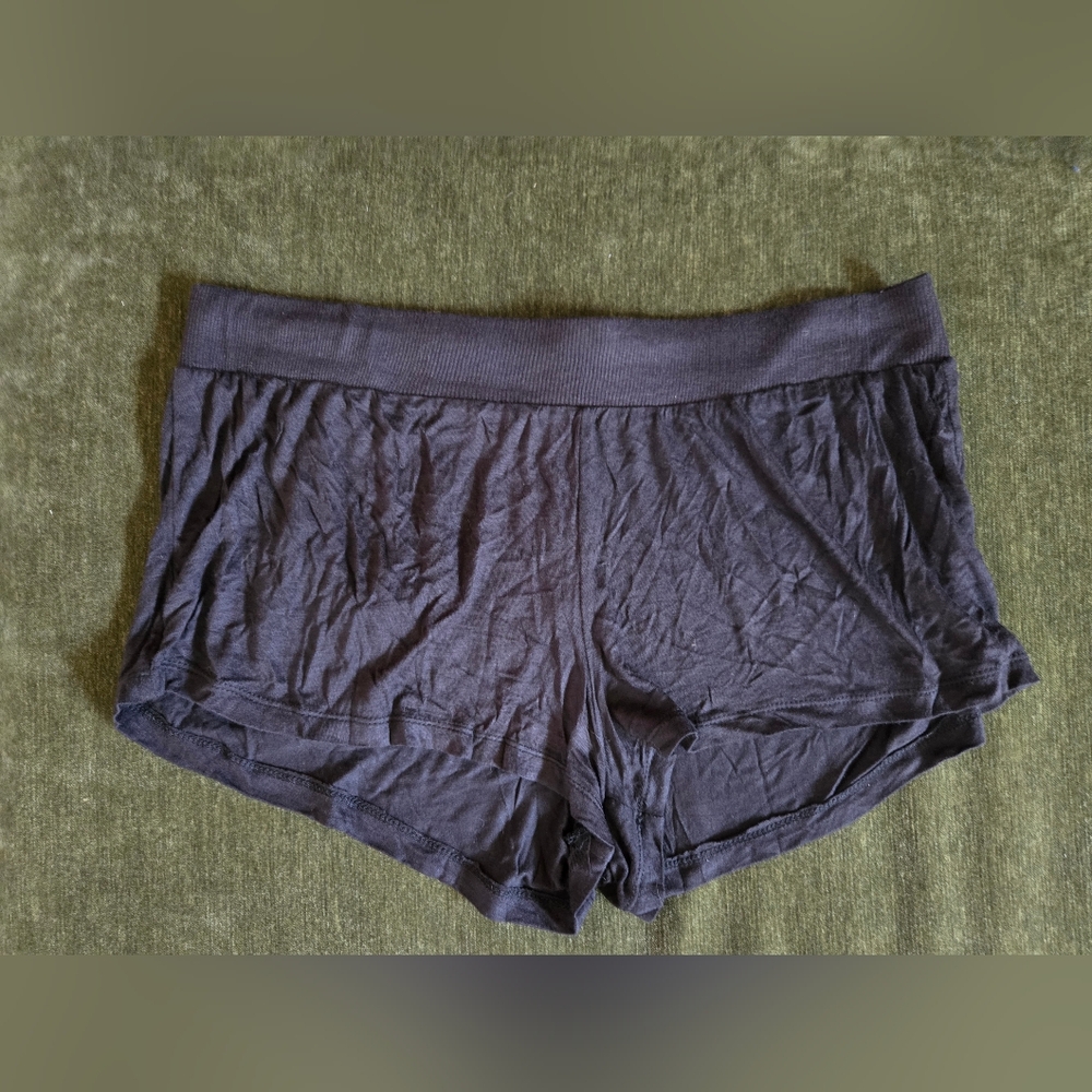 XL bebe Charcoal Gray Sleep Shorts Genuine Y2K